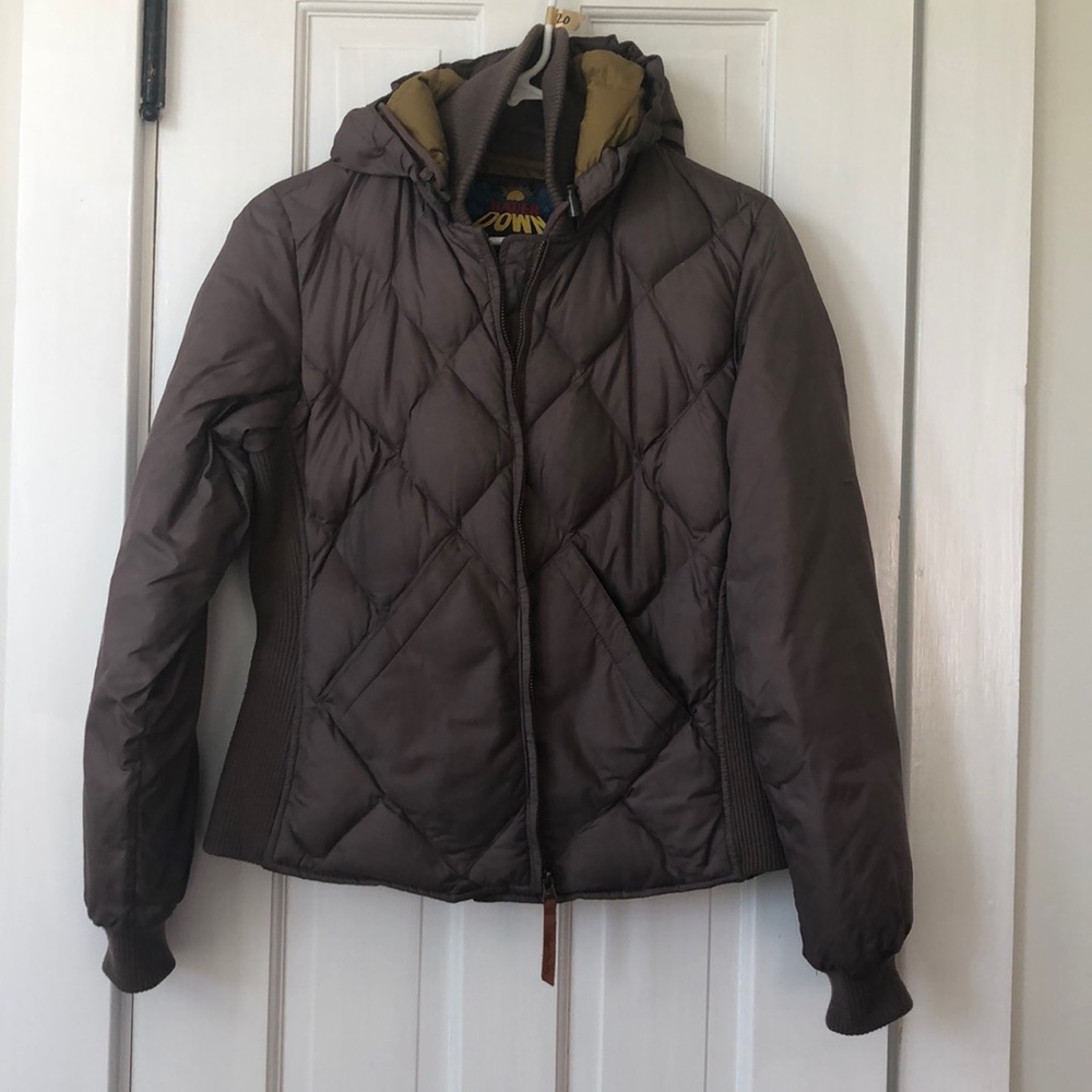 Eddie Bauer down coat - dusty purple